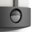 Aplica LED exterior Philips MyGarden Stock Anthracite senzor miscare 6W 600lm PC02006