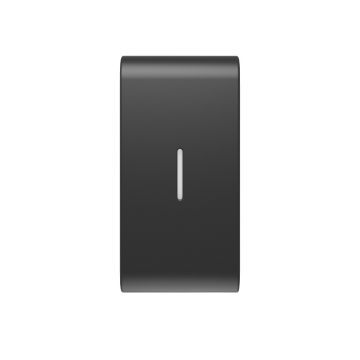 Tasta module axiale Gewiss ChoruSmart 1 modul 1 difuzor Negru Satinat GW12555S