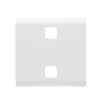 Tasta module axiale Gewiss ChoruSmart 2 module Alb Satinat GW15554S