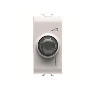 Variator rotativ cap scara Gewiss ChoruSmart 1 modul 230VAC Alb Satinat GW15575