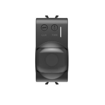 Senzor miscare Gewiss ChoruSmart infrarosu 1 modul 230VAC Negru Satinat GW12594