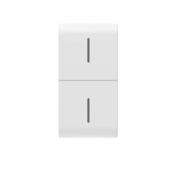 Tasta butoane Eco conectate Gewiss ChoruSmart 1 modul Alb Satinat GW15819