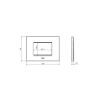 Rama decorativa Gewiss Chorus Ego 3 module Soft Copper GW16003CS