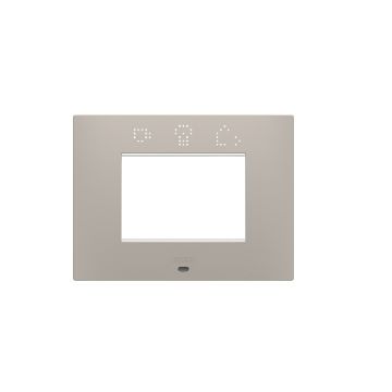 Rama decorativa Gewiss Chorus Ego Smart 3 module Dark Sand GW16003SDS