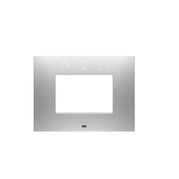 Rama decorativa Gewiss Chorus Ego Smart 3 module Magnetic Gray GW16003SGR