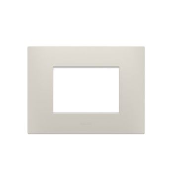 Rama decorativa Gewiss Chorus Ego 3 module Natural Beige GW16003NB