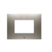 Rama decorativa Gewiss Chorus Ego Smart 3 module Inox GW16003SST