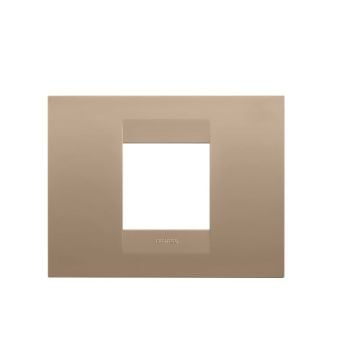 Rama decorativa Gewiss Chorus Geo 2 module Soft Copper GW16402VX
