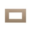 Rama decorativa Gewiss Chorus Geo 4 module Soft Copper GW16404VX