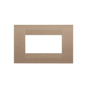 Rama decorativa Gewiss Chorus Geo 4 module Soft Copper GW16404VX