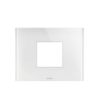 Rama decorativa Gewiss Chorus Ice 2 module White GW16902CB