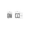 Comutator axial cap scara Gewiss ChoruSmart 2 module 100-240VAC GWA1202
