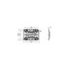 Buton ECO conectat Gewiss ChoruSmart 2 module 4 comenzi GWA1291