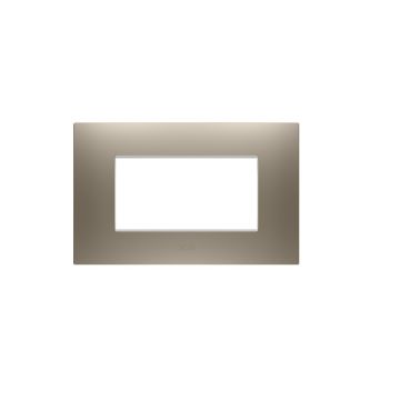 Rama decorativa Gewiss Chorus Ego 4 module Light Bronze GW16004BR