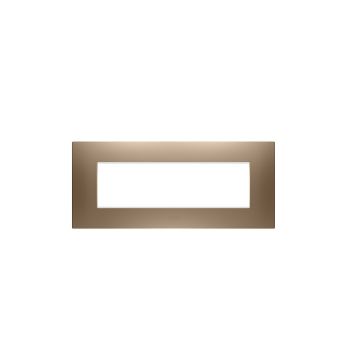 Rama decorativa Gewiss Chorus Ego 7 module Soft Copper GW16007CS