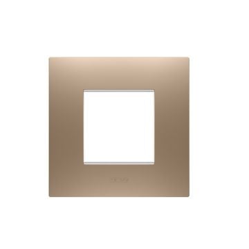 Rama decorativa Gewiss Chorus Ego International 2 module Soft Copper GW16022CS