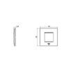 Rama decorativa Gewiss Chorus Ego Smart International 2 module Light Bronze GW16022SBR