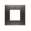 Rama decorativa Gewiss Chorus Ego Smart International 2 module Brown Shade GW16022SBS
