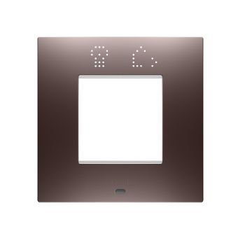 Rama decorativa Gewiss Chorus Ego Smart International 2 module Copper GW16022SCP