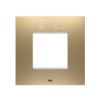 Rama decorativa Gewiss Chorus Ego Smart International 2 module Gold GW16022SSG
