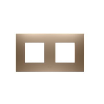 Rama decorativa Gewiss Chorus Ego International 4 module Soft Copper GW16023CS