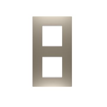 Rama decorativa Gewiss Chorus Ego International 4 module Light Bronze GW16024BR