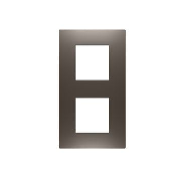 Rama decorativa Gewiss Chorus Ego International 4 module Brown Shade GW16024BS