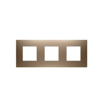 Rama decorativa Gewiss Chorus Ego International 6 module Soft Copper GW16026CS