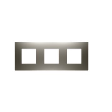 Rama decorativa Gewiss Chorus Ego International 6 module Inox GW16026ST