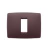 Rama decorativa Gewiss Chorus One 1 modul Tuscan Red GW16101VD