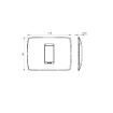 Rama decorativa Gewiss Chorus One 1 modul Tuscan Red GW16101VD