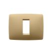 Rama decorativa Gewiss Chorus One 1 modul Gold GW16101VO