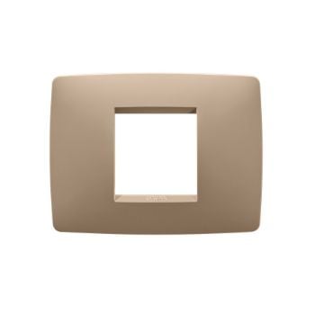 Rama decorativa Gewiss Chorus One 2 module Soft Copper GW16102VX