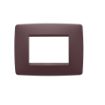 Rama decorativa Gewiss Chorus One 3 module Tuscan Red GW16103VD