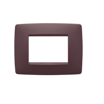 Rama decorativa Gewiss Chorus One 3 module Tuscan Red GW16103VD