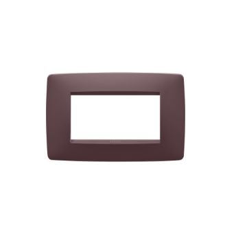 Rama decorativa Gewiss Chorus One 4 module Tuscan Red GW16104VD