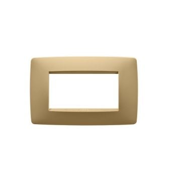 Rama decorativa Gewiss Chorus One 4 module Gold GW16104VO