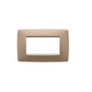Rama decorativa Gewiss Chorus One 4 module Soft Copper GW16104VX