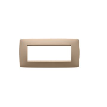 Rama decorativa Gewiss Chorus One 6 module Soft Copper GW16106VX