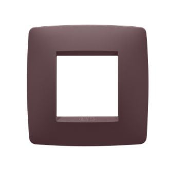 Rama decorativa Gewiss Chorus One International 2 module Tuscan Red GW16122VD