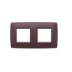 Rama decorativa Gewiss Chorus One International 4 module Tuscan Red GW16123VD