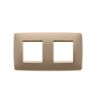 Rama decorativa Gewiss Chorus One International 4 module Soft Copper GW16123VX