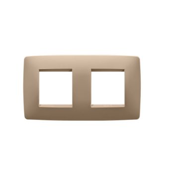 Rama decorativa Gewiss Chorus One International 4 module Soft Copper GW16123VX
