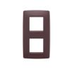 Rama decorativa Gewiss Chorus One International 4 module Tuscan Red GW16124VD