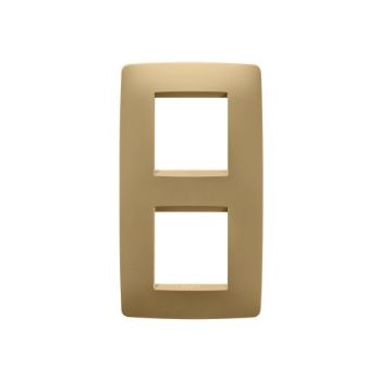 Rama decorativa Gewiss Chorus One International 4 module Gold GW16124VO