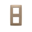 Rama decorativa Gewiss Chorus One International 4 module Soft Copper GW16124VX