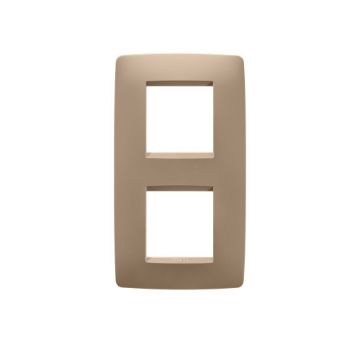 Rama decorativa Gewiss Chorus One International 4 module Soft Copper GW16124VX