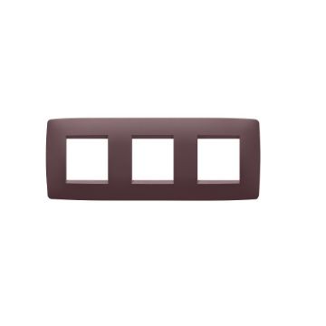 Rama decorativa Gewiss Chorus One International 6 module Tuscan Red GW16126VD
