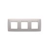 Rama decorativa Gewiss Chorus One International 6 module Natural Beige GW16126VL