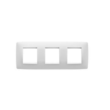 Rama decorativa Gewiss Chorus One International 6 module Satin White GW16126VW
